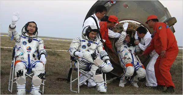 A Trio of Chinese Astronauts have Safely Returned from Their Space Mission